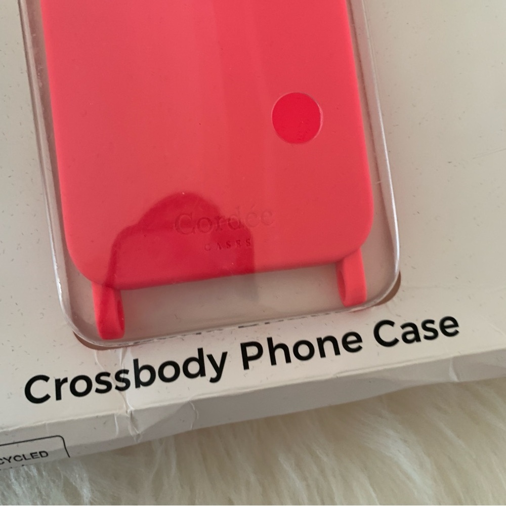 Pink Crossbody iPhone 14 Phone Case Chain link Strap - Picture 8 of 14